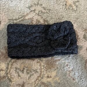 Aran Crafts Charcoal Knit Headband